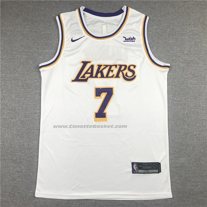 Maglia Los Angeles Lakers Carmelo Anthony NO 7 Association 2021 Bianco